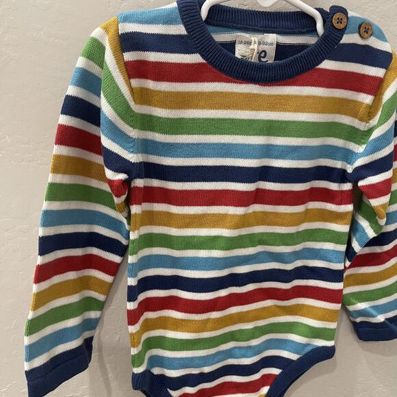 NWT Kite Rainbow Long Sleeve Sweater Onesie - Picture 3 of 6